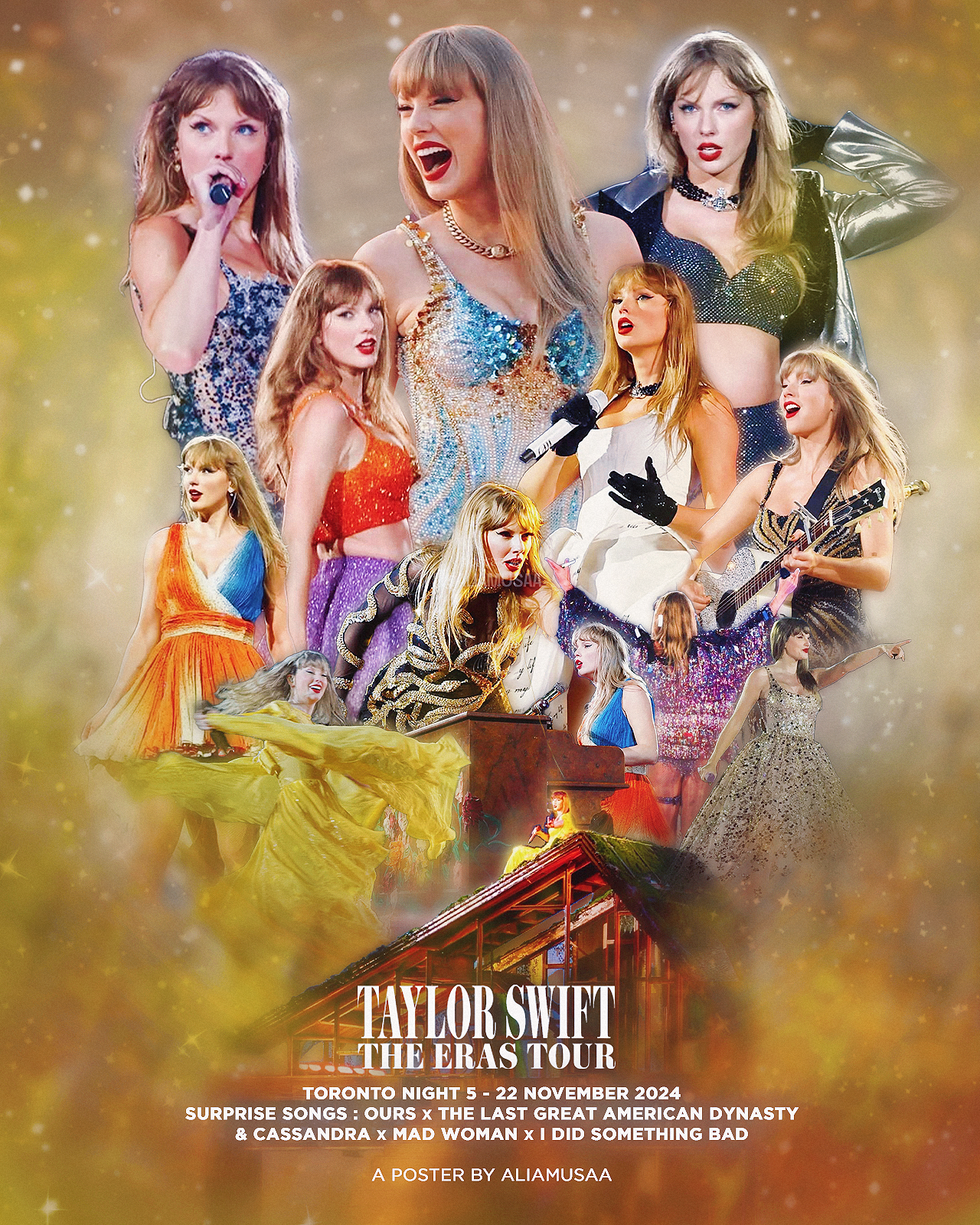 taylor swift - the eras tour - toronto night 5 - poster
