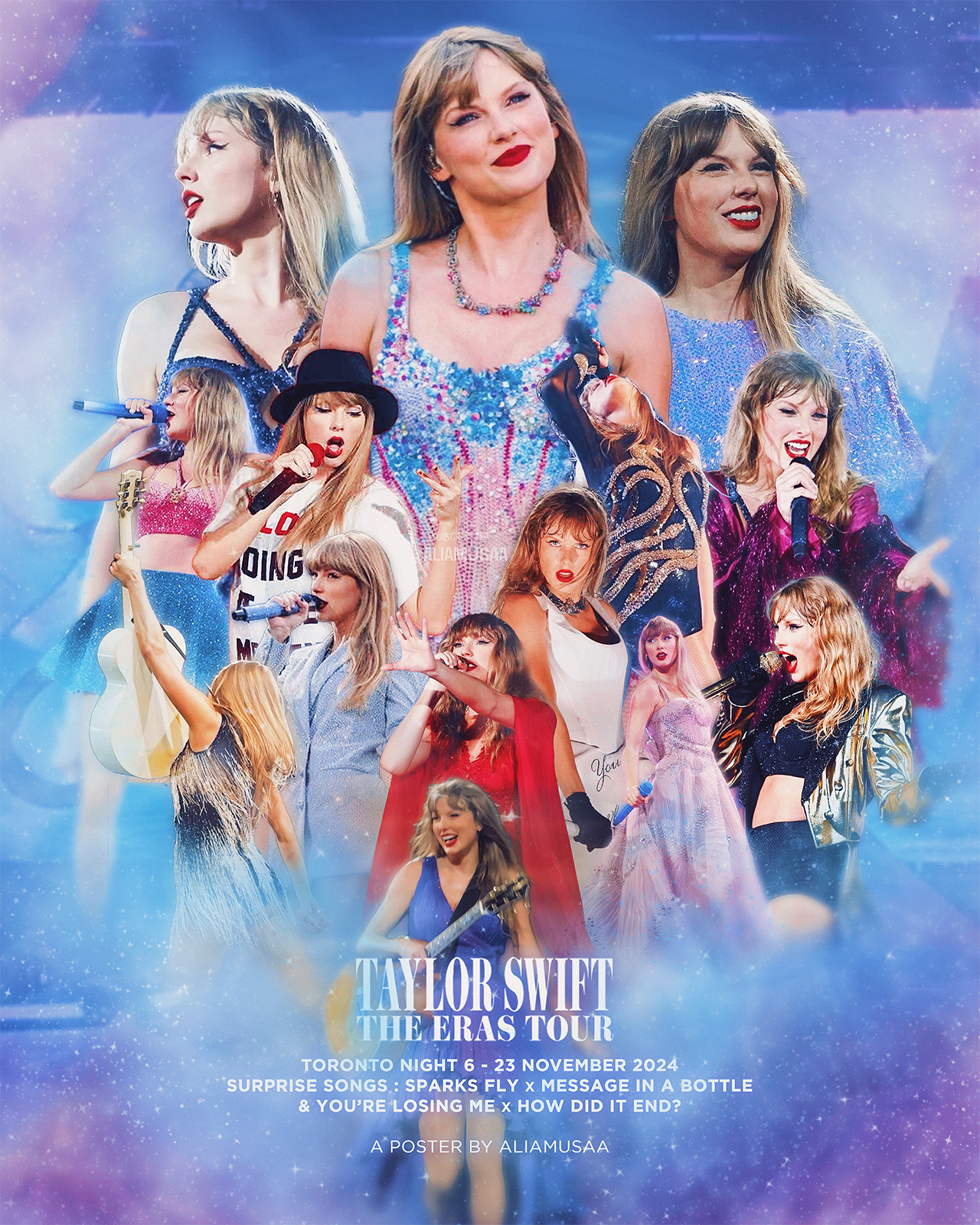 taylor swift - the eras tour - toronto night 6 - poster