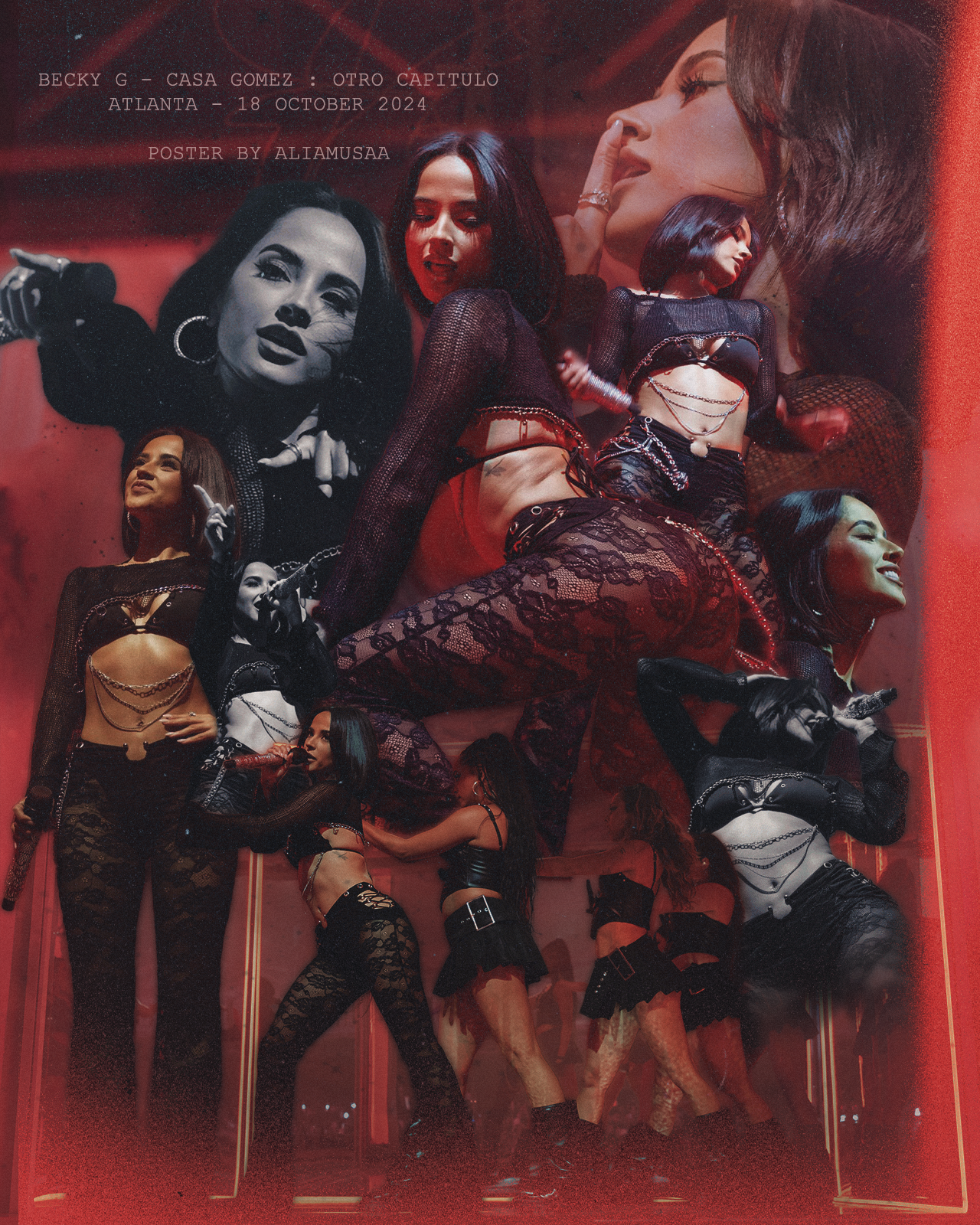 becky g - otro capitulo tour - atlanta - poster