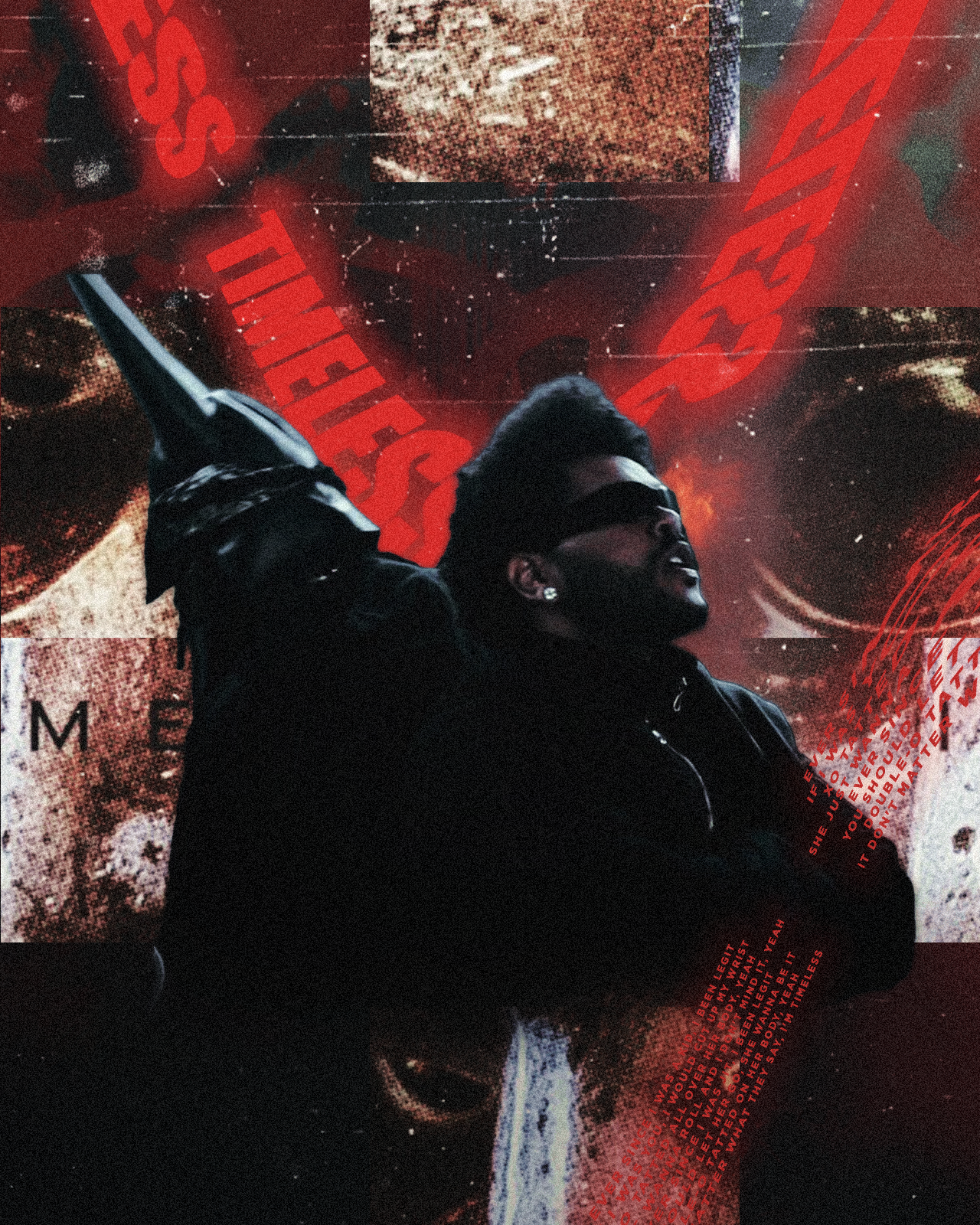 the weeknd ft playboi carti timeless poster