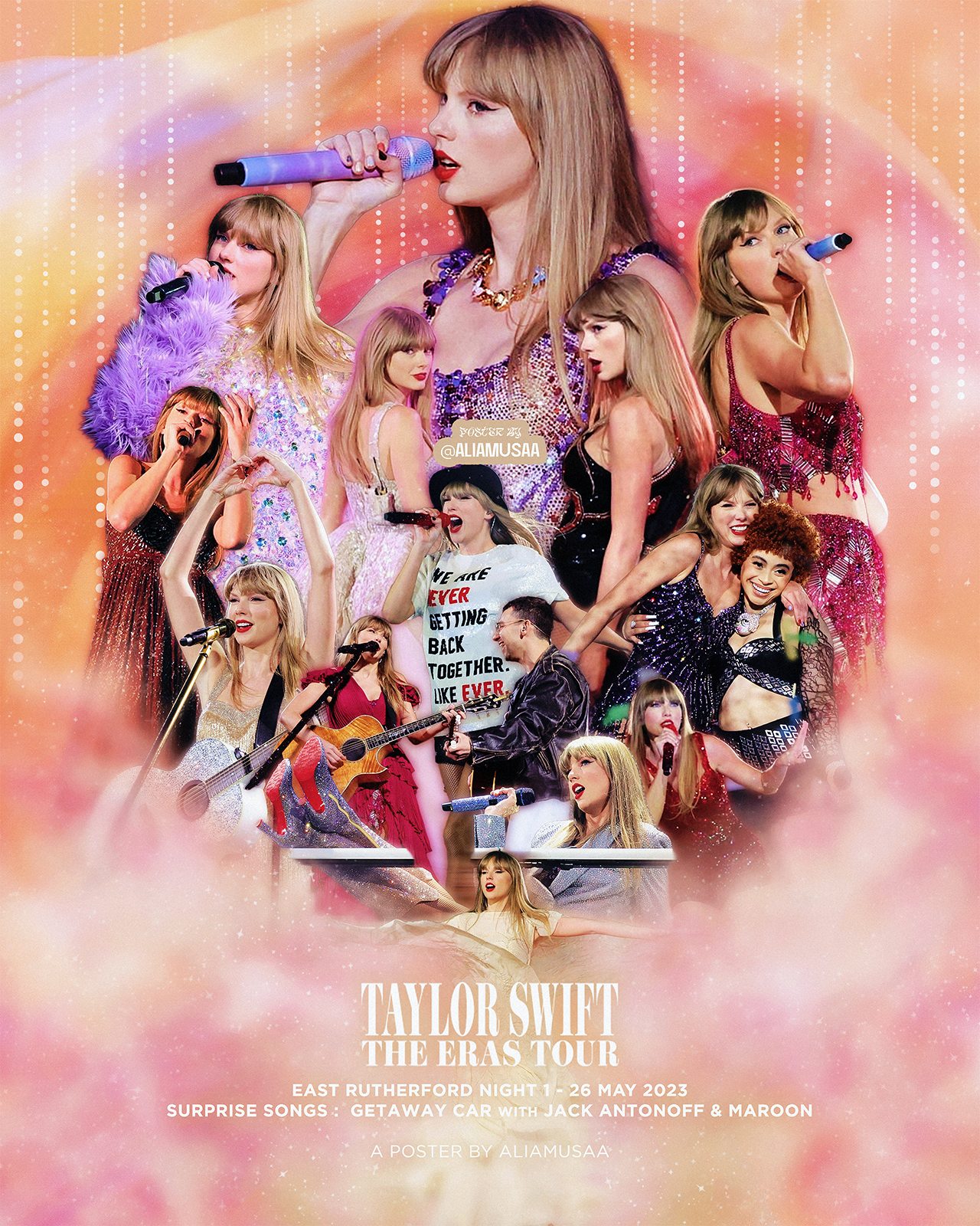 taylor swift - the eras tour - east rutherford night 1 - poster
