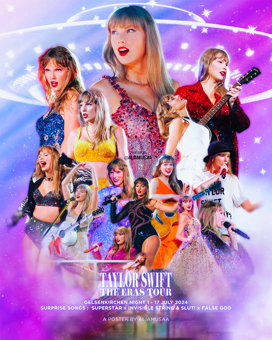 taylor swift - the eras tour - gelsenkirchen night 1 - poster