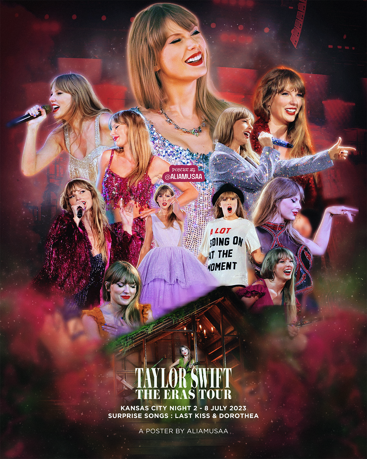 taylor swift - the eras tour - kansas city night 2 - poster