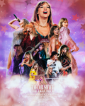 taylor swift - the eras tour - los angeles night 4 - poster