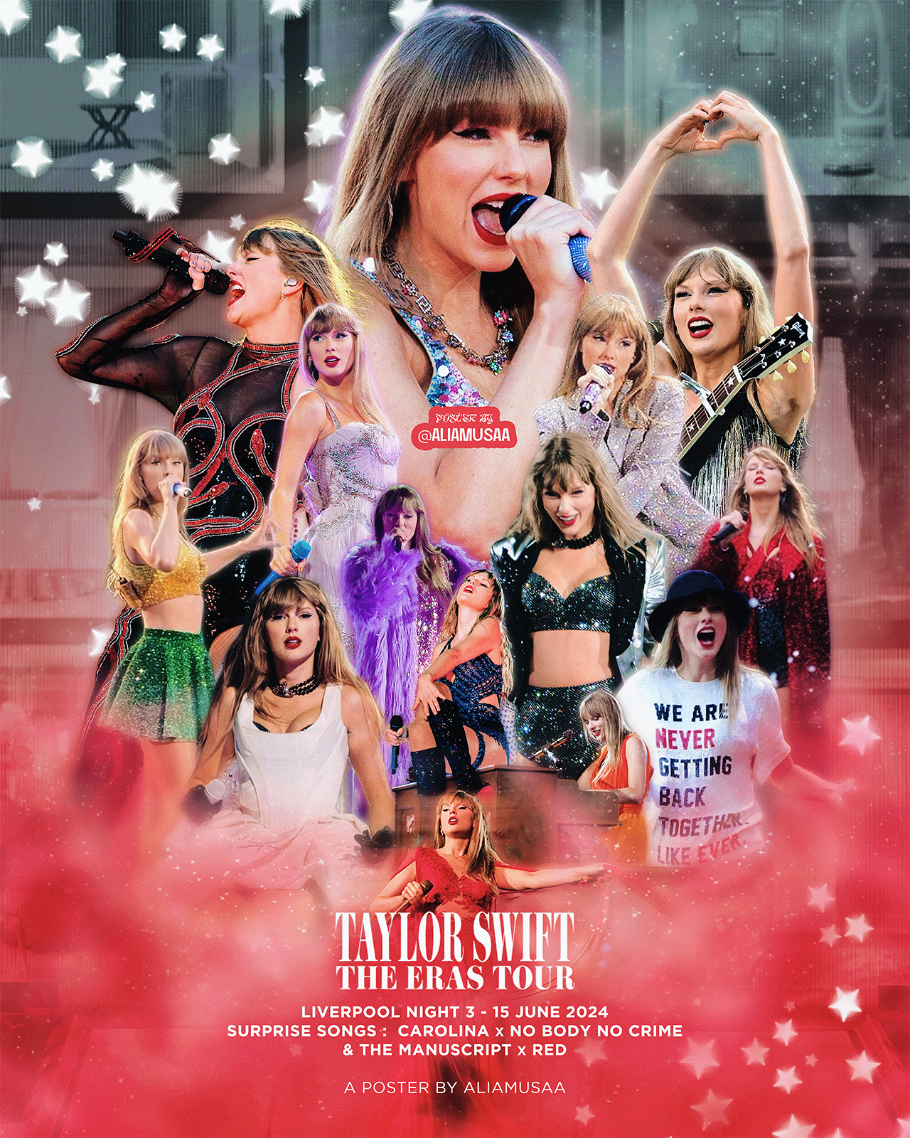 taylor swift - the eras tour - liverpool night 3 - poster