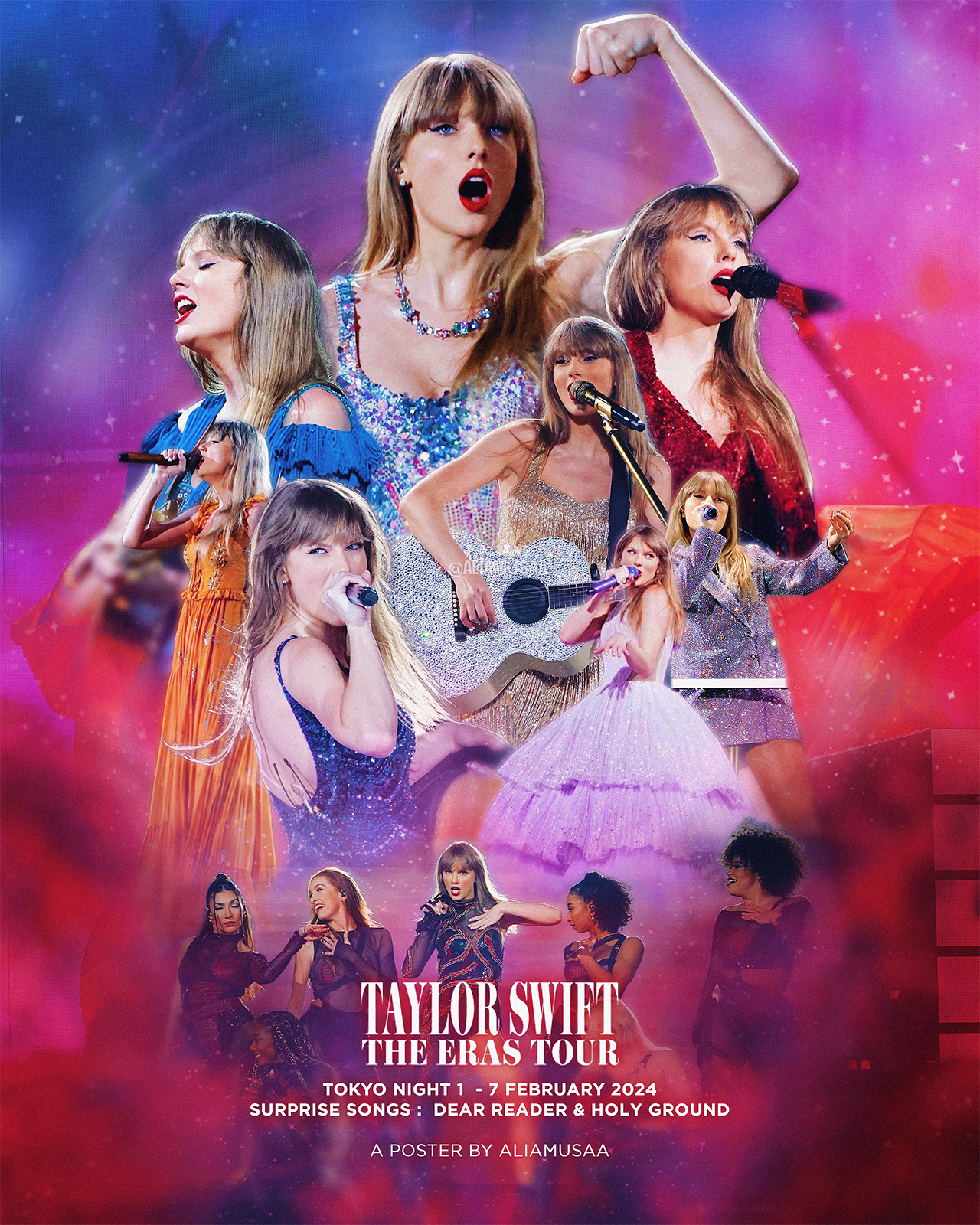 taylor swift - the eras tour - tokyo night 1 - poster