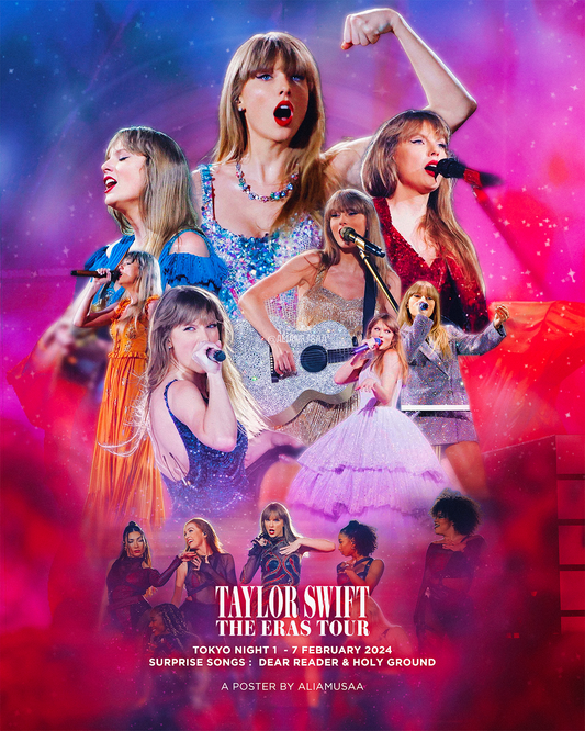 taylor swift - the eras tour - tokyo night 1 - poster