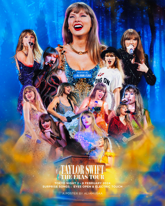taylor swift - the eras tour - tokyo night 2 - poster
