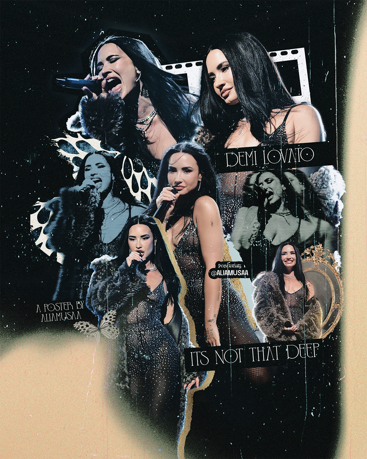 demi lovato - nye - poster