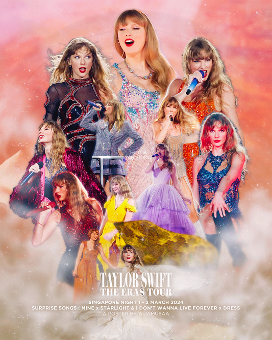 taylor swift - the eras tour - singapore night 1 - poster