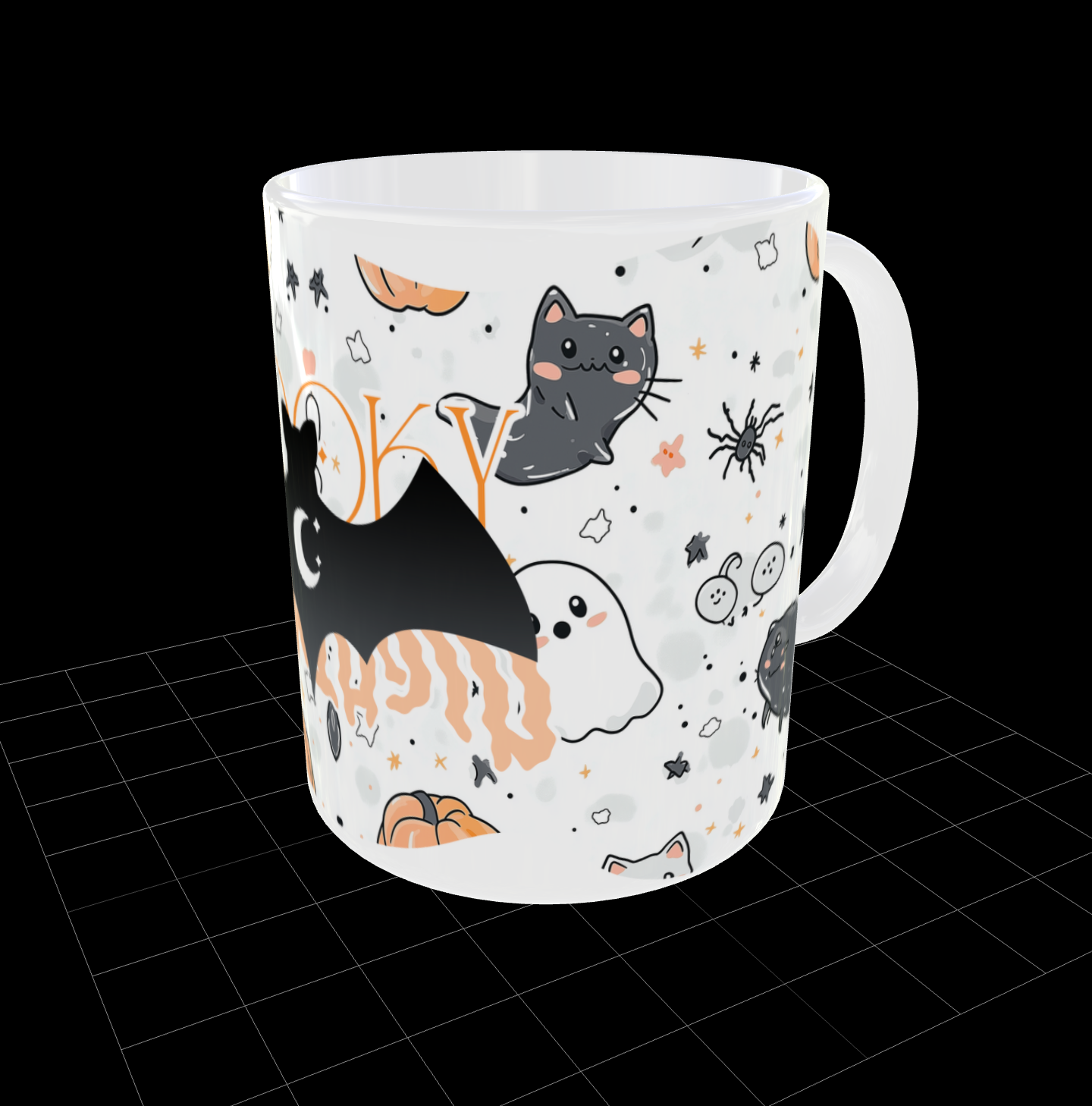 spooky bat - mug